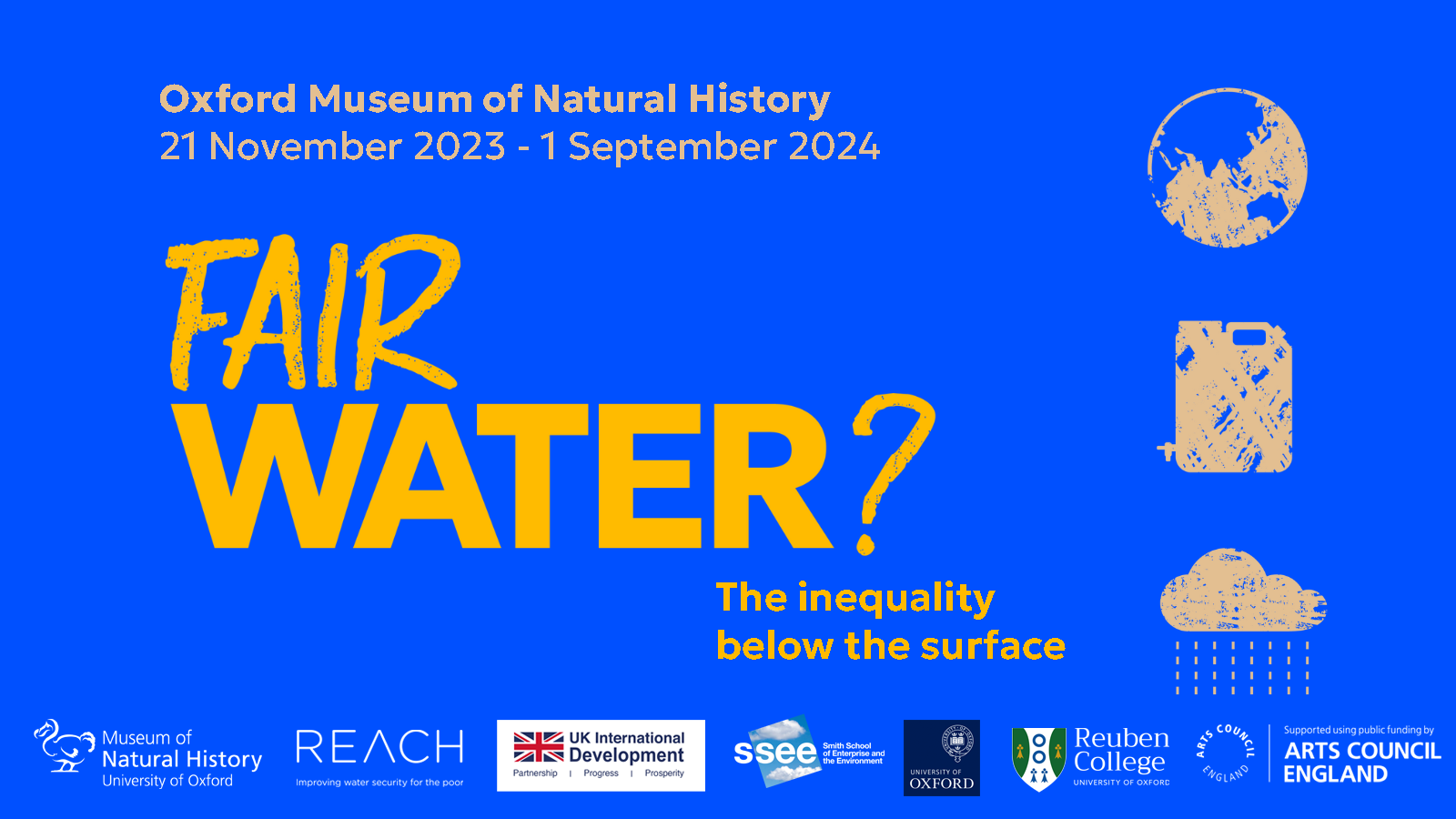 fair water social media card blue